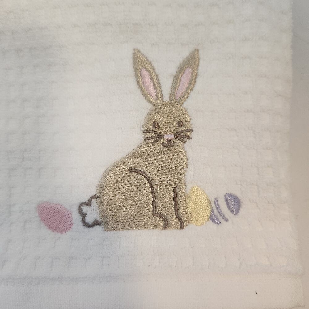 Easter set of 2 Casaba 100% Cotton Towels NWT